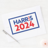 Kamala Harris 2024 Rechteckiger Aufkleber (Umschlag)