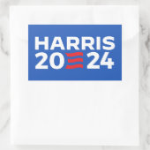 Kamala Harris 2024 Rechteckiger Aufkleber (Tasche)