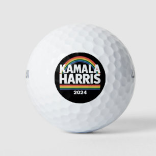 Kamala Harris 2024 Regenbogen Schwulen Stolz LGBT  Golfball