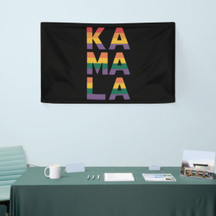 Kamala Harris 2024 Regenbogenflagge Gay Pride LGBT Banner