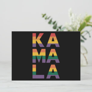 Kamala Harris 2024 Regenbogenflagge Gay Pride LGBT Einladung