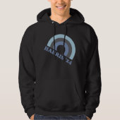 Kamala Harris 2024 Retro Rainbow Hoodie (Vorderseite)