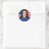 Kamala Harris 2024 Runder Aufkleber (Tasche)