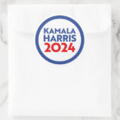 Kamala Harris 2024 Runder Aufkleber (Tasche)