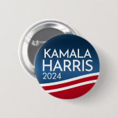Kamala Harris 2024 - Schaltfläche für modernes Wel Button (Vorne & Hinten)