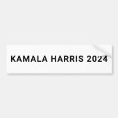 Kamala harris 2024 schlicht minimalistisch, modern autoaufkleber (Vorne)