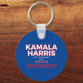 Kamala Harris 2024 Schlüsselanhänger der Präsident (Vorderseite)