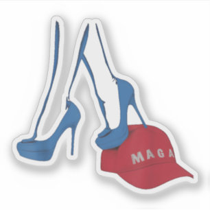 Kamala Harris 2024 Schritte auf MAGA Hat Anti-TRUM Aufkleber