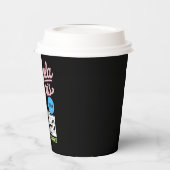 Kamala Harris 2024 Sozialdemokrat Abstimmung blau Pappbecher (Links)