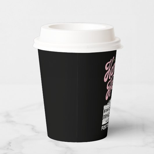 Kamala Harris 2024 Sozialdemokrat Abstimmung blau Pappbecher (Rechts)