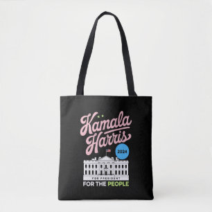 Kamala Harris 2024 Sozialdemokratenstimmen Blau Tasche