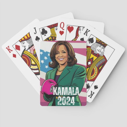 KAMALA HARRIS 2024 SPIELKARTEN (Rückseite)