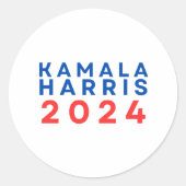 Kamala Harris 2024 Sticker (Vorderseite)