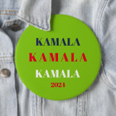Kamala Harris 2024 Support Brat Green Button (Beispiel)