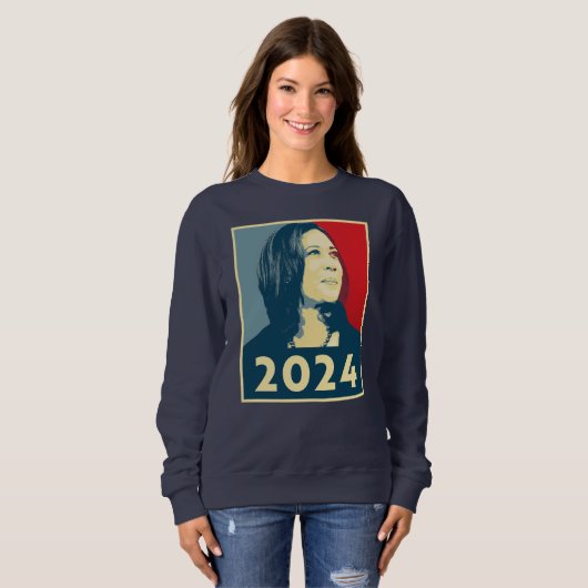 Kamala Harris 2024 Sweatshirt (Vorne ganz)