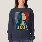 Kamala Harris 2024 Sweatshirt (Vorderseite)
