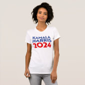 Kamala Harris 2024 T-Shirt (Vorne ganz)