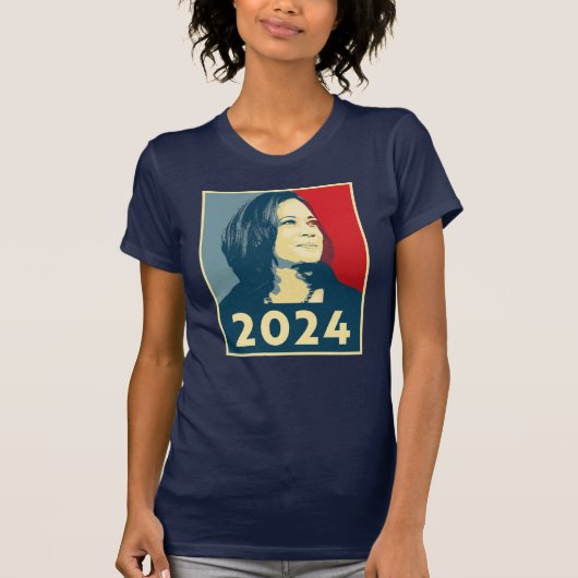 Kamala Harris 2024 T-Shirt (Vorderseite)
