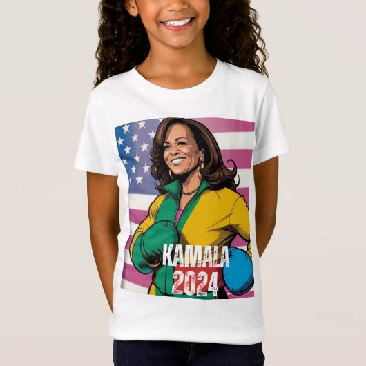 KAMALA HARRIS 2024 T-Shirt (Vorderseite)