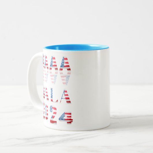 Kamala harris 2024 Tasse (Vorderseite Links)