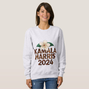 Kamala Harris 2024 Tropical Flower Sweatshirt