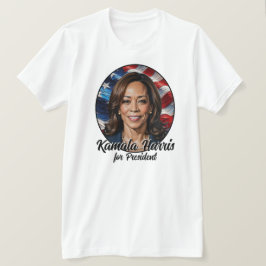 Kamala Harris 2024 US Flagge T-Shirt