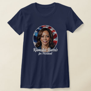 Kamala Harris 2024 US Flagge T-Shirt