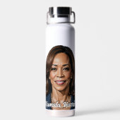 Kamala Harris 2024 US Flagge Trinkflasche (Rückseite)