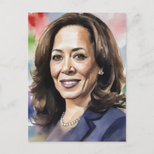 Kamala Harris 2024 VP to President Black Women Sis Feiertagspostkarte