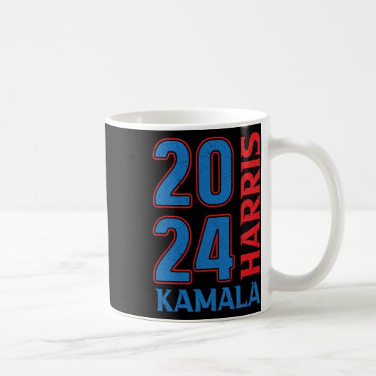 Kamala Harris 2024 Wahl 2024 Kaffeetasse (Rechts)