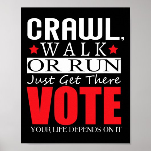 Kamala Harris 2024 Wahl Anti Trump Poster (Vorne)