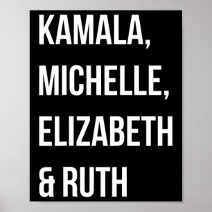 Kamala Harris 2024 Wahl Anti Trump Poster