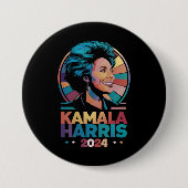 Kamala Harris 2024 Wahl des Präsidenten Kamala Button (Vorderseite)