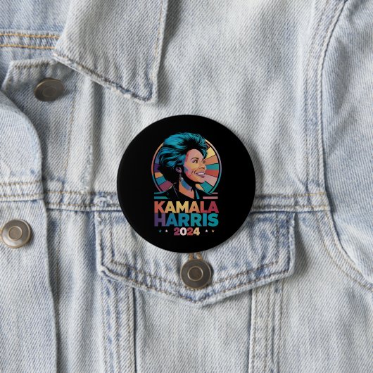 Kamala Harris 2024 Wahl des Präsidenten Kamala Button (Beispiel)