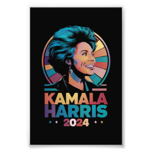 Kamala Harris 2024 Wahl des Präsidenten Kamala Fotodruck