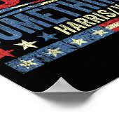 Kamala Harris 2024 Wahl - Michelle Obama tut dies Poster (Ecke)