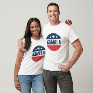 Kamala Harris 2024 Wahlstimme Blau Demokrat T-Shirt