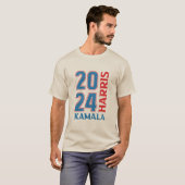 Kamala Harris 2024 Wahlunterstützung - Design T-Shirt (Vorne ganz)