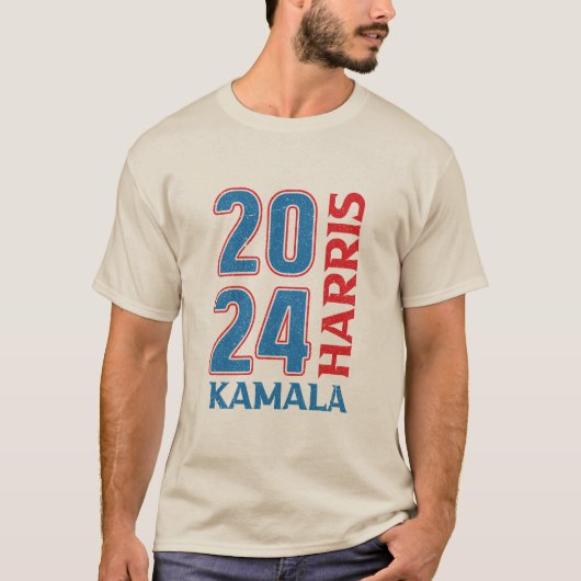 Kamala Harris 2024 Wahlunterstützung - Design T-Shirt (Vorderseite)