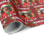 Kamala Harris 2024 Weihnachten Geschenkpapier (Rolleneckpunkt)