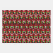 Kamala Harris 2024 Weihnachten Geschenkpapier Set (Vorderseite)