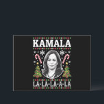 Kamala Harris 2024 Weihnachts-Comma La Xmas Feiertagskarte<br><div class="desc">Kamala Harris 2024 Weihnachts-Comma La Xmas</div>