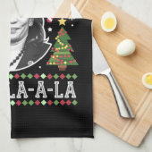 Kamala Harris 2024 Weihnachts-Comma La Xmas Geschirrtuch (Viertel Falte)