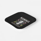 Kamala Harris 2024 Weihnachts-Comma La Xmas Pappteller (Gewinkelt)