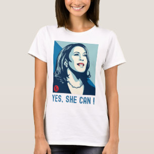 Kamala Harris 2024 Yes SHE CAN T-Shirt