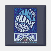 Kamala Harris 20. Januar Einweihung 2025 Magnet (Vorne)