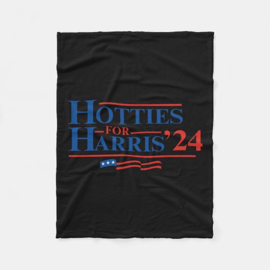 Kamala Harris 24 Fleecedecke (Vorderseite)