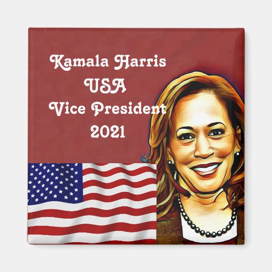 Kamala Harris 46. Vizepräsidenten Magnet (Vorne)