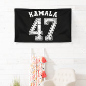 Kamala Harris 47 für den Präsidenten des Volkes Banner (Insitu)