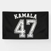 Kamala Harris 47 für den Präsidenten des Volkes Banner (Horizontal)